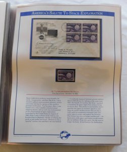 America's Salute to Space Exploration, Fleetwood First Day Covers w/ Min...