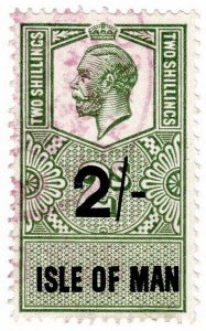 (I.B) George V Revenue : Isle of Man 2/-