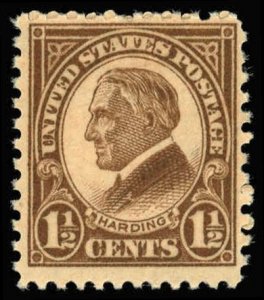 US Sc 633 MNH - 1927 1½¢ - Harding