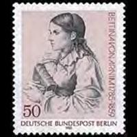 GERMANY-BERLIN 1985 - Scott# 9N498 Writer Arnim Set of 1 NH