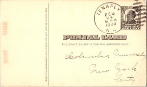 United States New Jersey Tenafly 1909 duplex  Postal Card.