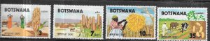 Botswana #71-74  Important Crops  (MNH) CV $0.85