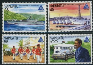 Vanuatu #397-400 Tsukuba EXPO Postage Stamps Topical 1985 Mint LH