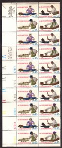 United States Scott #1717-20 MINT Plate Block NH OG, 20 beautiful stamps!