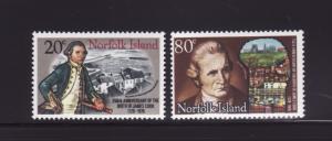 Norfolk Island 240-241 Set MNH Captain Cook, Explorer