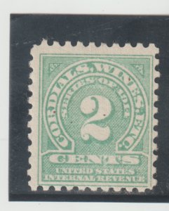 US  Scott #RE5 Mint LH Wines Stamp Series of 1916