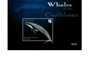 Nevis - 2010 - Whales - Souvenir Sheet  - MNH