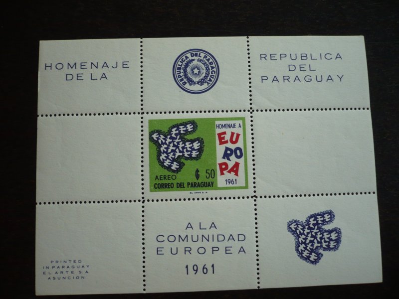 Europa 1961 - Paraguay - Souvenir Sheet