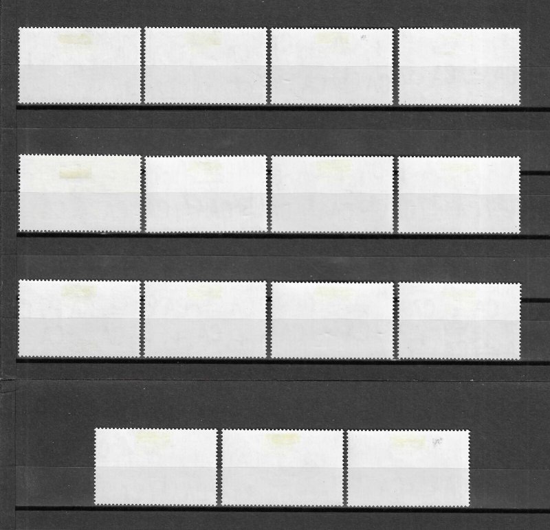 MAURITIUS 1965 SG 317/331 MINT