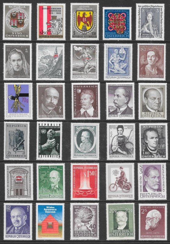AUSTRIA (170+) Mint Never Hinged Stamps ALL Different