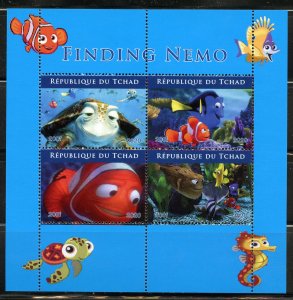 CHAD 2020 FINDING NEMO SHEET OF FOUR