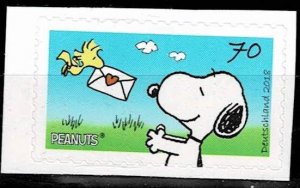 Germany 2018,Sc.#3026 MNH, Peanuts: Mail for Snoopy, self-adhesive