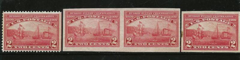 USA1909 Scott 372-73 fvf cv $83.50 Less 80%=$16.70 Start Bid