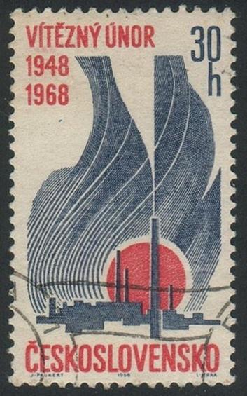 Czechoslovakia#1520 - Factories & Rising Sun - CTO