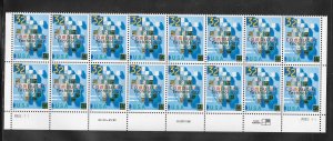 #3106 MNH Plate Block strip of 16