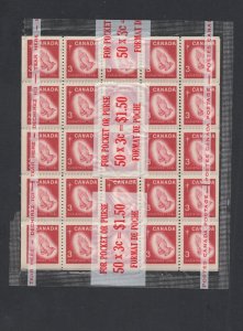 Canada #451a  (1966 Christmas Cello-Pac of two sheets of 25) VFMNH CV $10.00