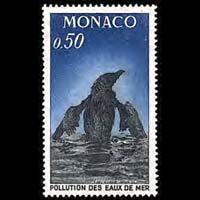 MONACO 1971 - Scott# 805 Sea Pollution Set of 1 NH