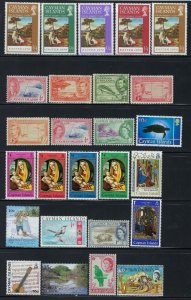 25 Cayman Islands Stamps Used and Unused