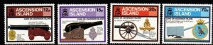 ASCENSION SG381/4 1985 GUNS MNH