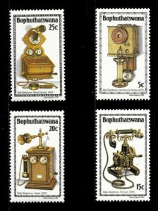 Bophuthatswana 1981 - Telephone History - Set of 4v - Scott 76-79 - MNH