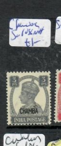 INDIA CHAMBA KGVI 3P  SG 108  MNH       P0515B  H