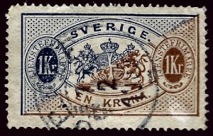 Sweden SC O25 Used F-VF....Worth checking out!