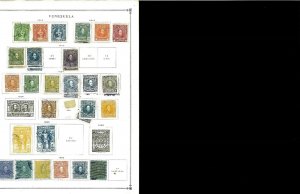 Venezuela 1879-1940 M & U on Scott International Pages
