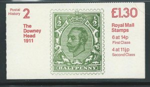 Great Britain L1.30 Postal History #2 BK524 s.g. FL2A MNH