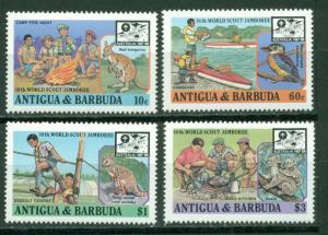 Antigua Scott #1053-1056 MNH Scouts World Jamboree Australia CV$5+