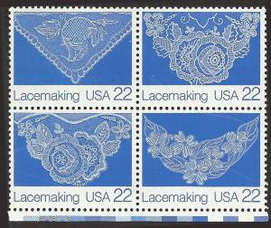 # 2351-2354 MINT NEVER HINGED LACEMAKING