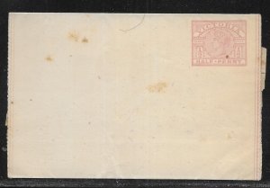 Victoria Postal Stationery Wrapper H&G 15 Unused