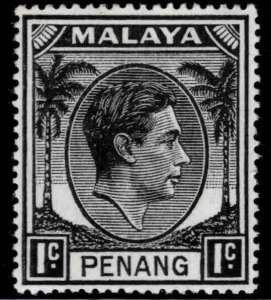 MALAYA Penang Scott 3 MH*  1c  stamp
