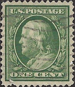 # 374 USED GREEN BEN FRANKLIN