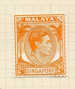 Malaya Singapore 1948-52 Early Issue Fine Mint Hinged 2c. NW-197183