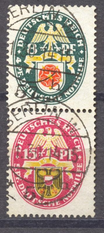 1929 Semi-Postal Se-Tenant , Michel S 68 VF ++ used 