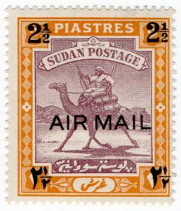 (I.B) Sudan Postal : Airmail Overprint