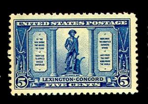 momen: US Stamps #619 Mint OG VF