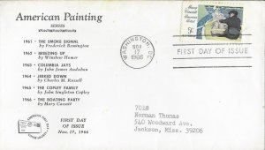 1966 FDC, #1322, 5c Mary Cassatt, AFDCS