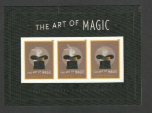 U.S.#5306 Art of Magic 50c FE Pane of 3 Souvenir Sheet, MNH.