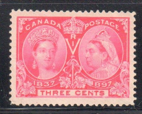 Canada #53 Jubilee MINT XF LH with Spectacular centering