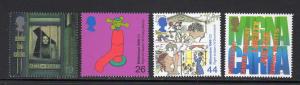 Great Britain #1863-6 Millenium 1999 Never Hinged F162