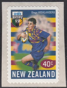 New Zealand 1999 MNH Sc 1596 40c Otago Highlanders Rugby