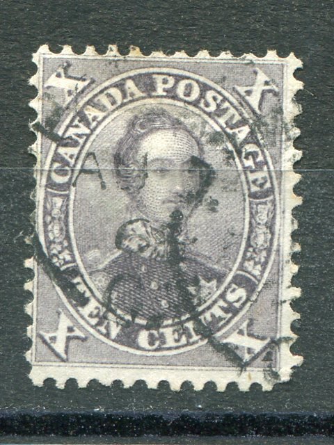 Canada #17a  Used violet  F-VF +  Lakeshore Philatelics