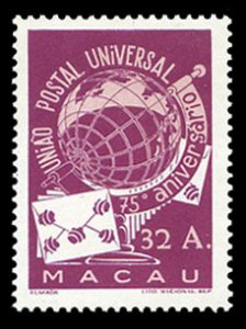 Macao #337 Cat$75, 1949 UPU, never hinged