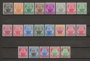 MALAYA/JOHORE 1949/55 SG 133/47 MINT Cat £160