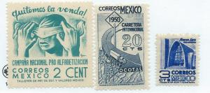 Mexico #806,856,869 (MNH) CV $1.30