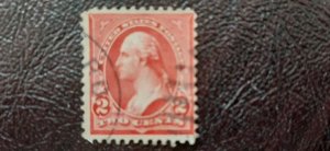 US Scott # 252; used from 1895; Fine centering;