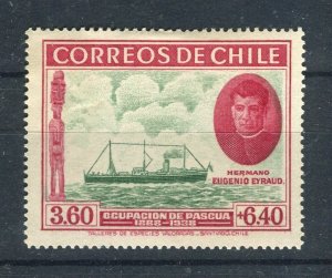 CHILE; 1940 early Easter Island issue fine Mint hinged $3.60 value