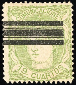 Spain Stamps # 173 Used VF Scott Value $225.00