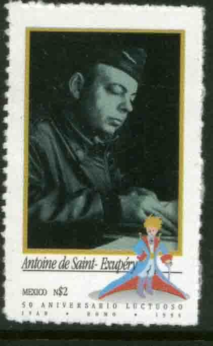 MEXICO 1896 Antoine de Saint-Exupery 50th Death Anniv MNH